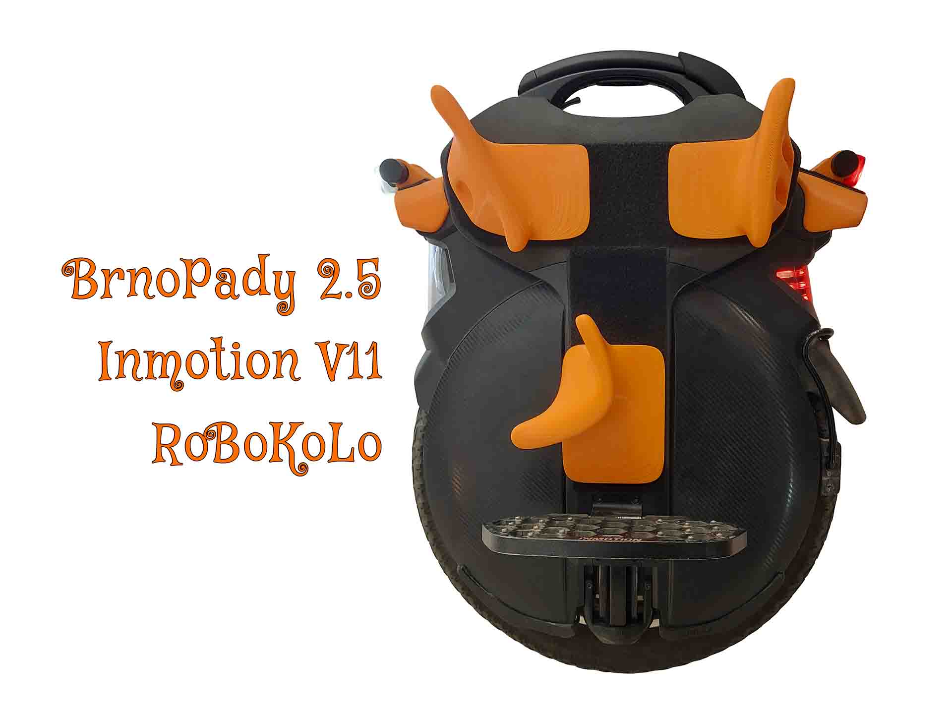 Nárazníky světla na Inmotion V11