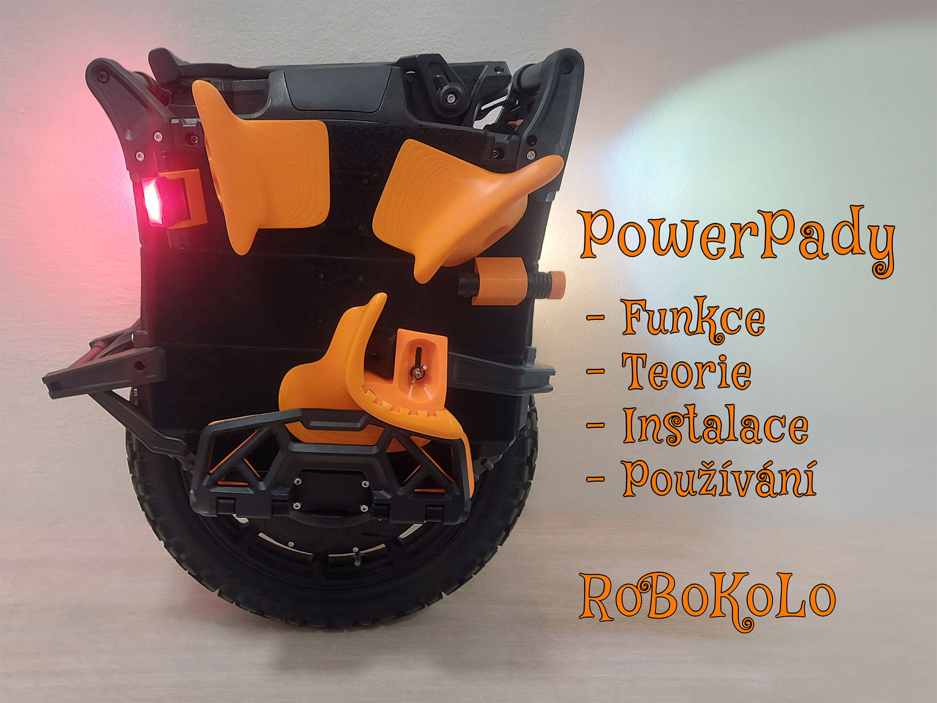 O PowerPadech na elektrickou jednokolku EUC